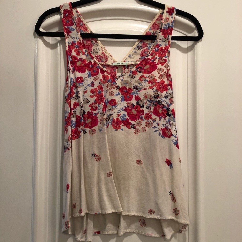Kimchi Blue linen tank top from Urban Outfitters